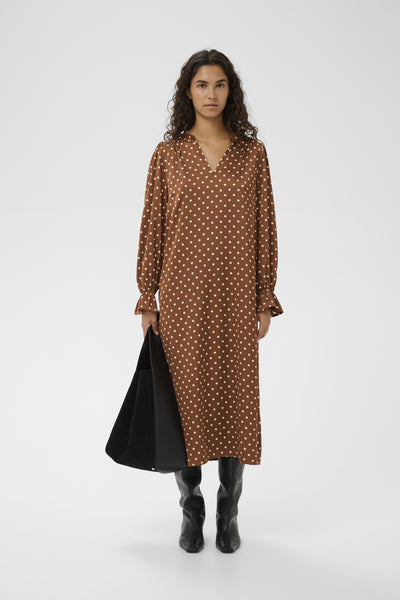 ZollIW Dress Spicy Brown Dot - 305220 - 30111249 Thumbnail