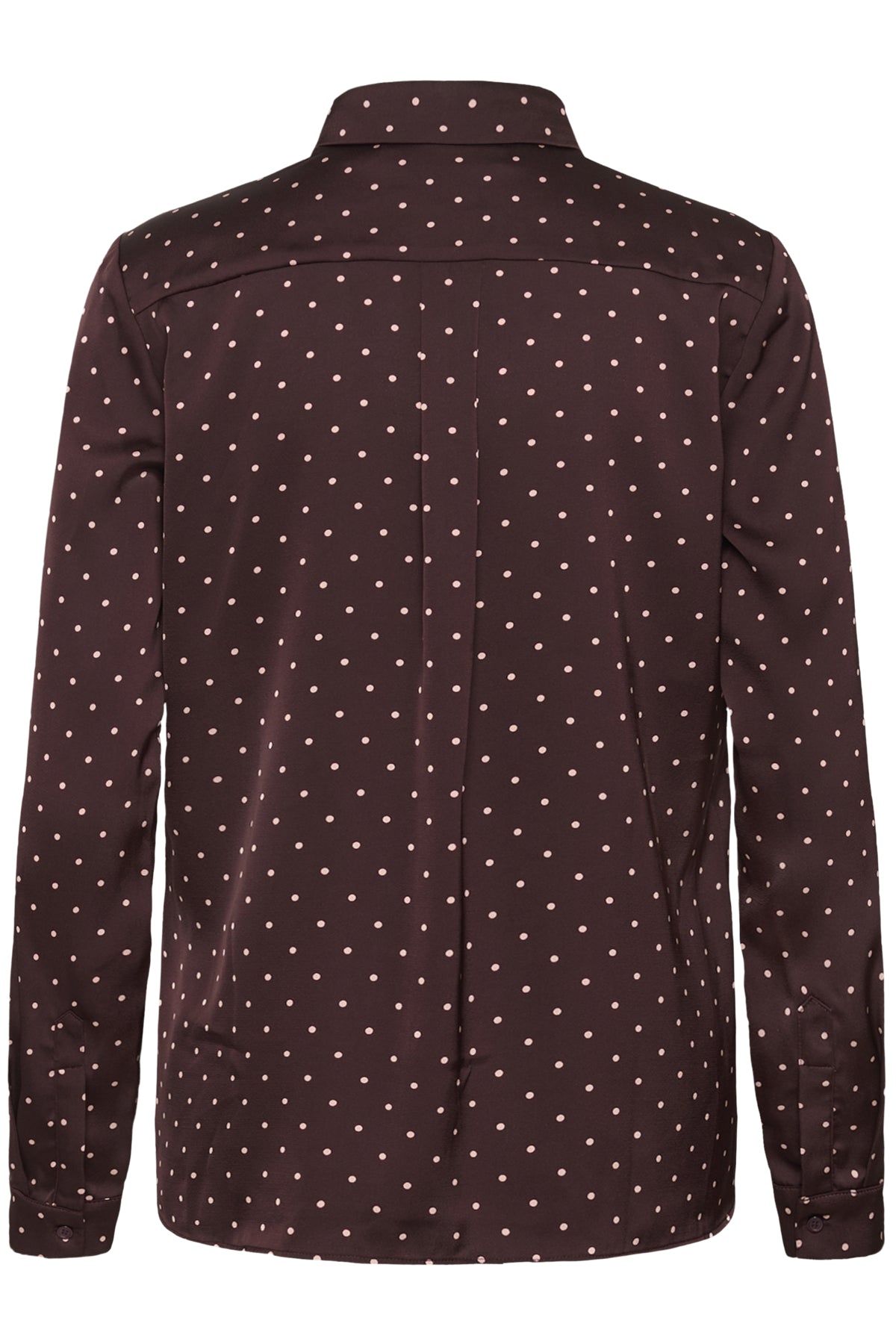 ZaniaIW Shirt Brown Bordeaux Small Dot - 305 - 30111251