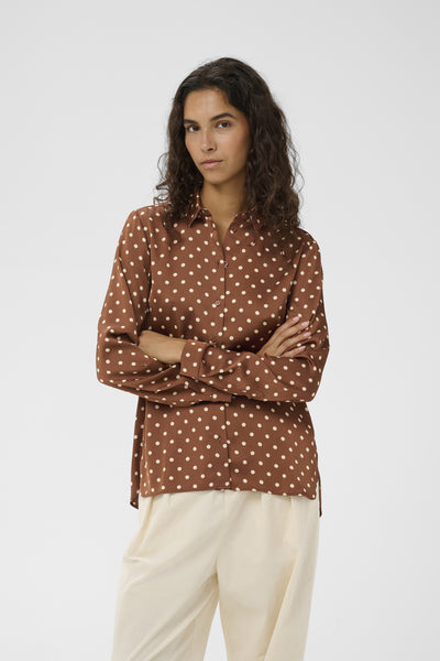 ZollIW Shirt Spicy Brown Dot - 305220 - 30111252 Thumbnail
