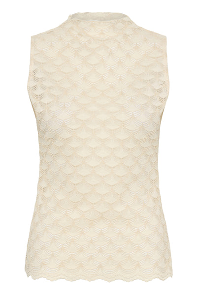 TullaIW Sleeveless Tshirt Whisper White - 110701 - 30111335 Thumbnail