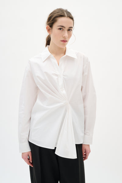 DALLASIW PLEATED SHIRT Pure White - 300001 - 30112004 Thumbnail