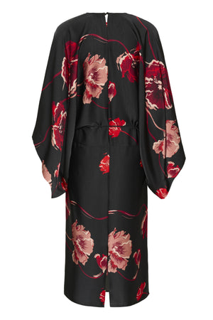 DAWNIW DRESS BLACK POPPY ROSE - 900002573 - 30112011