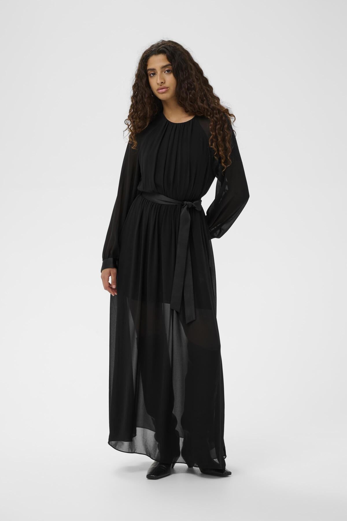 DARIAIW LONG DRESS Black - 194008 - 30112026