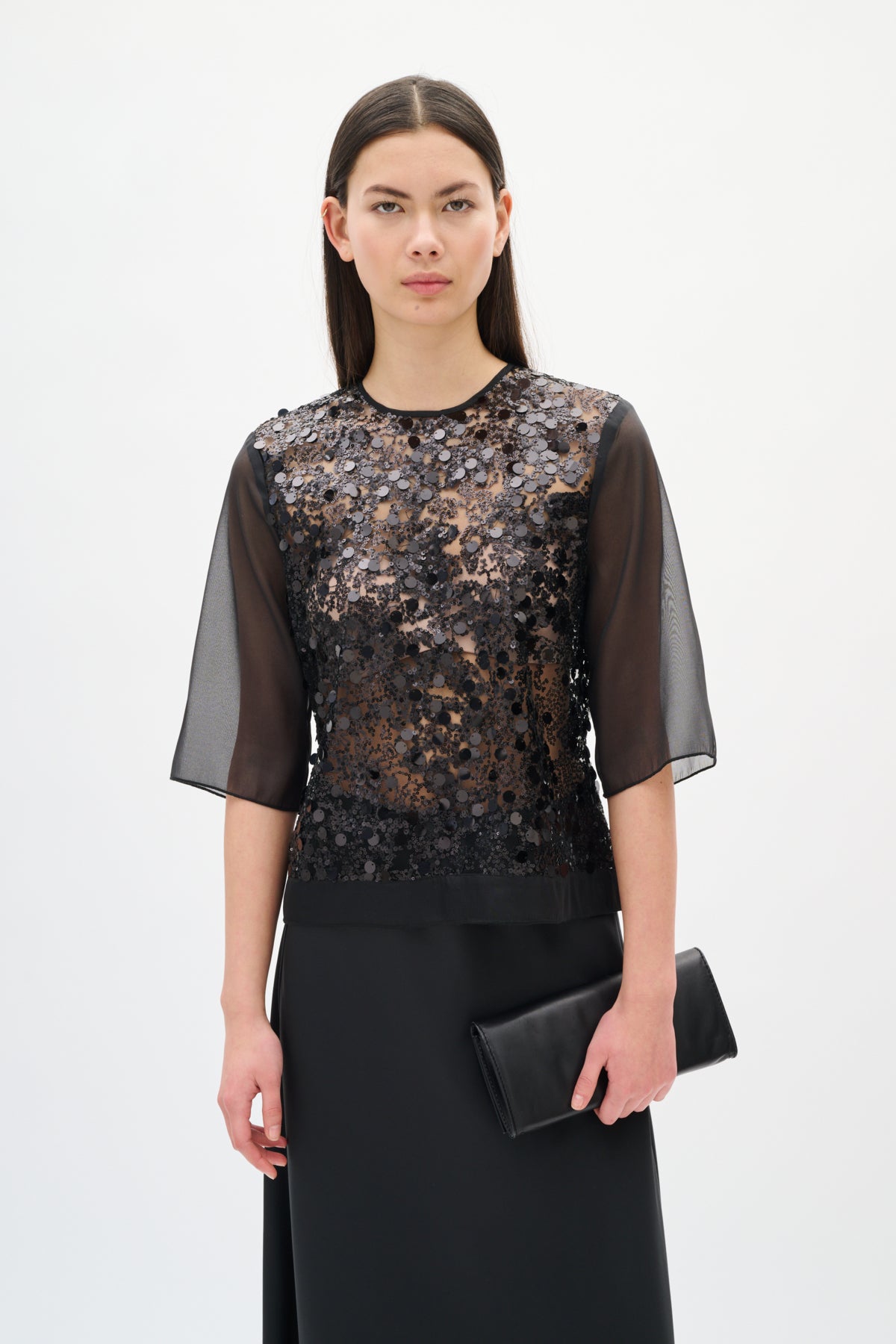 DAVINAIW BLOUSE Black - 194008 - 30112030