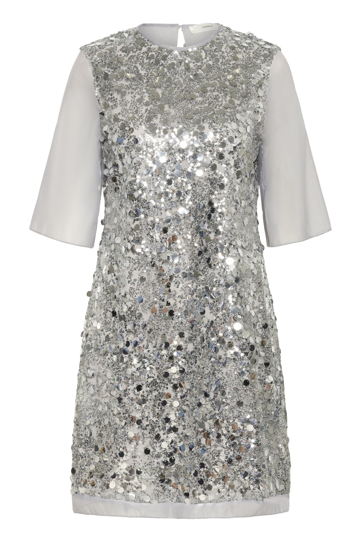 DAVINAIW SHORT DRESS Silver - 145002 - 30112033