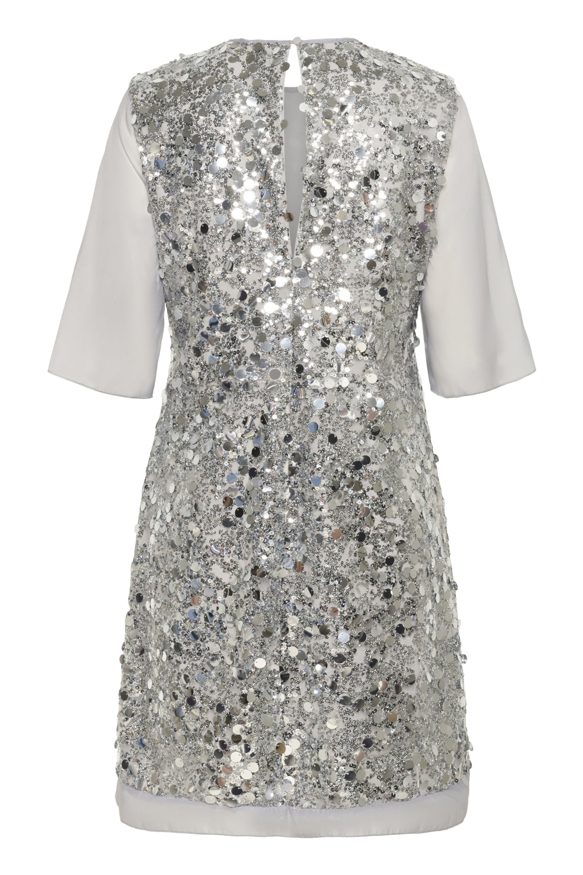 DAVINAIW SHORT DRESS Silver - 145002 - 30112033