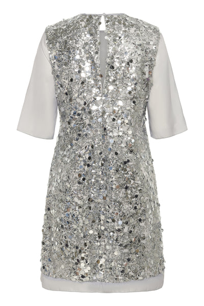 DAVINAIW SHORT DRESS Silver - 145002 - 30112033 Thumbnail