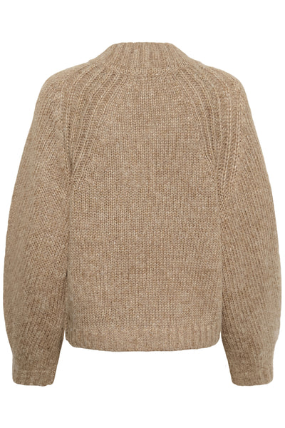 TROAIW V-NECK Sandy Grey Melange - 1813041 - 30112050 Thumbnail