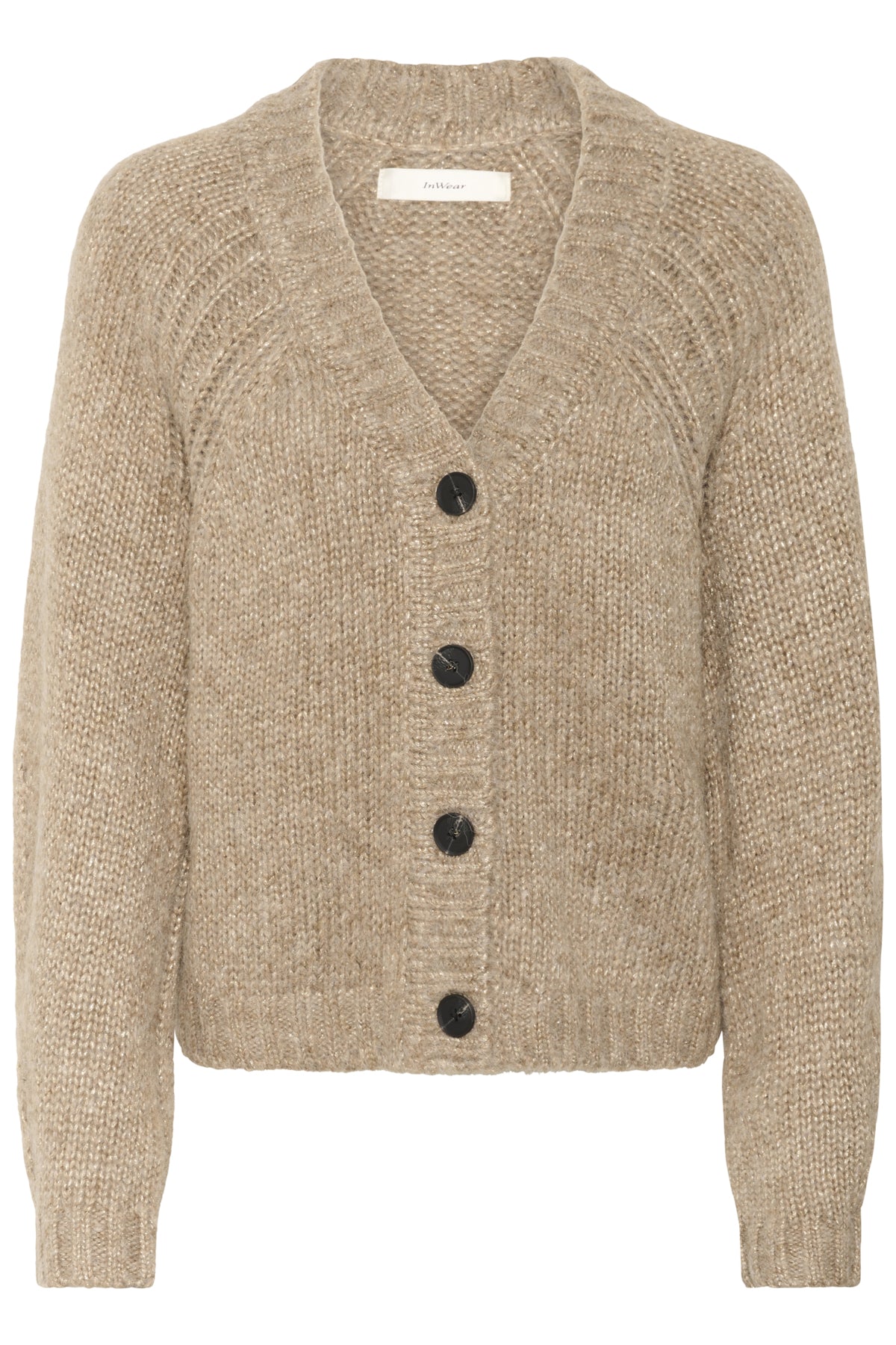 TROAIW CARDIGAN Sandy Grey Melange - 1813041 - 30112051