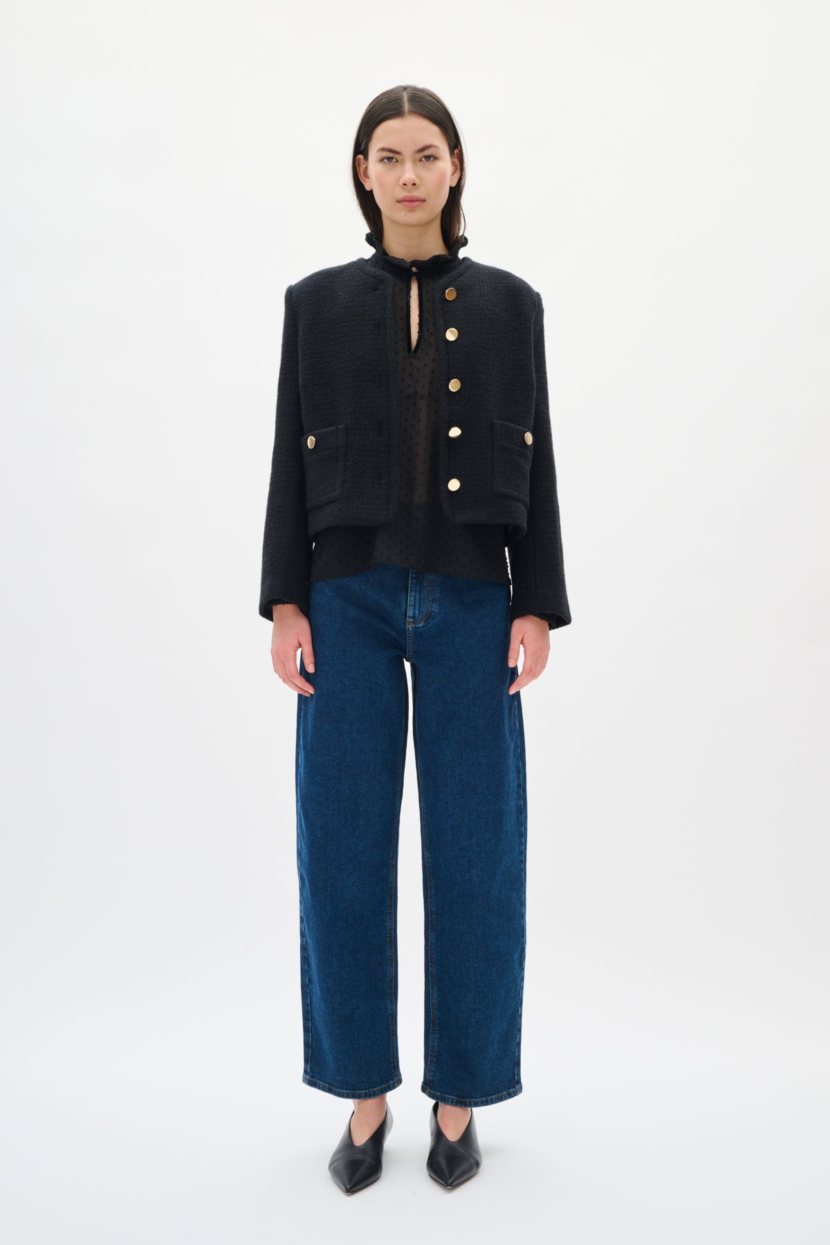 DOTTIEIW BLOUSE Black - 194008 - 30112103