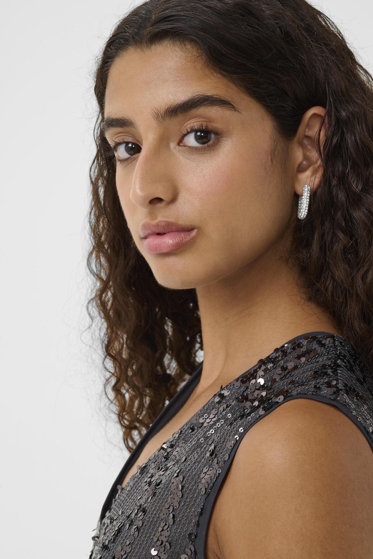 AGNESIW SEQUIN SMALL EARRING Silver - 145002 - 30112140