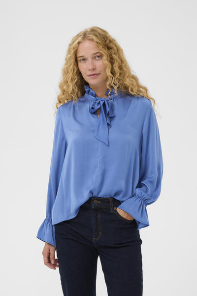 GRACIEIW BLOUSE Dutch Blue - 183928 - 30112147 Thumbnail