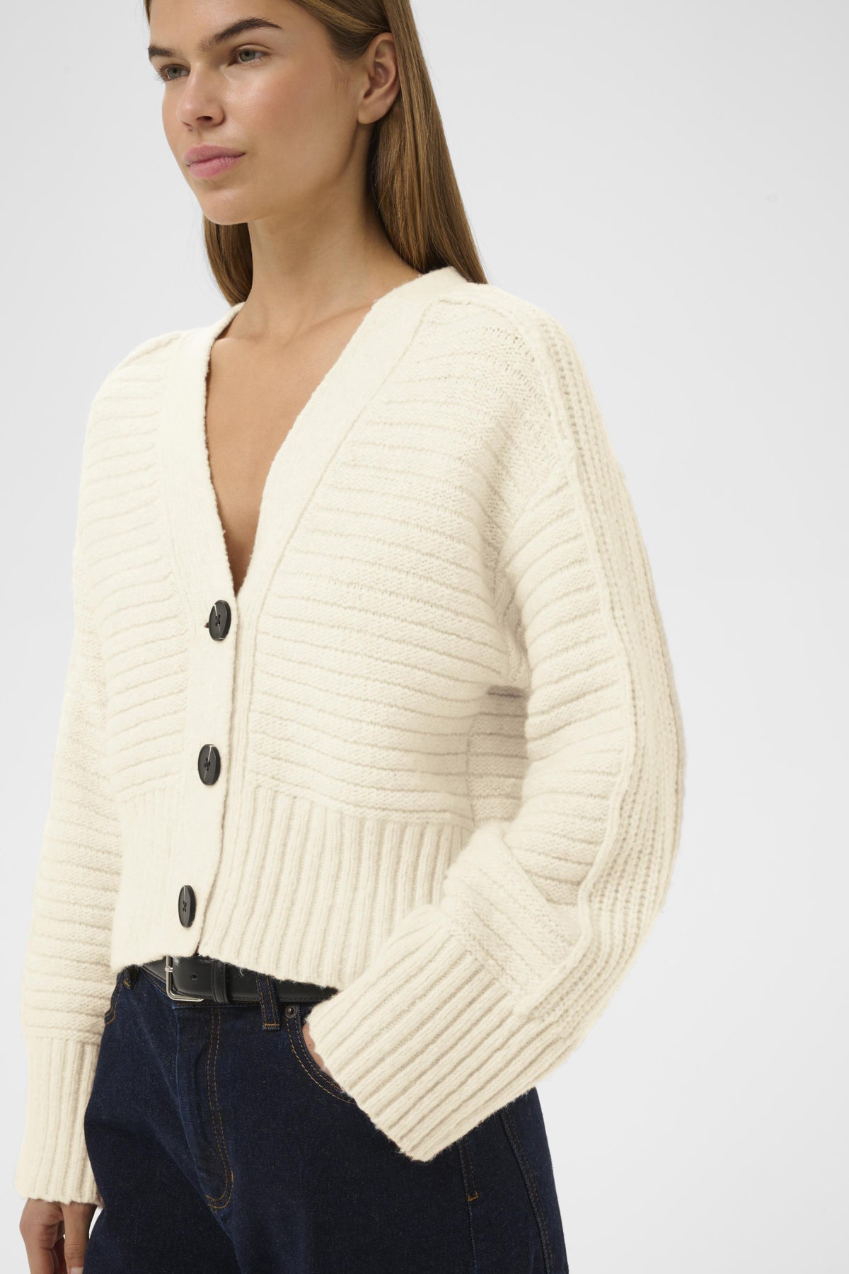 NUMAIW CARDIGAN Whisper White - 110701 - 30112157