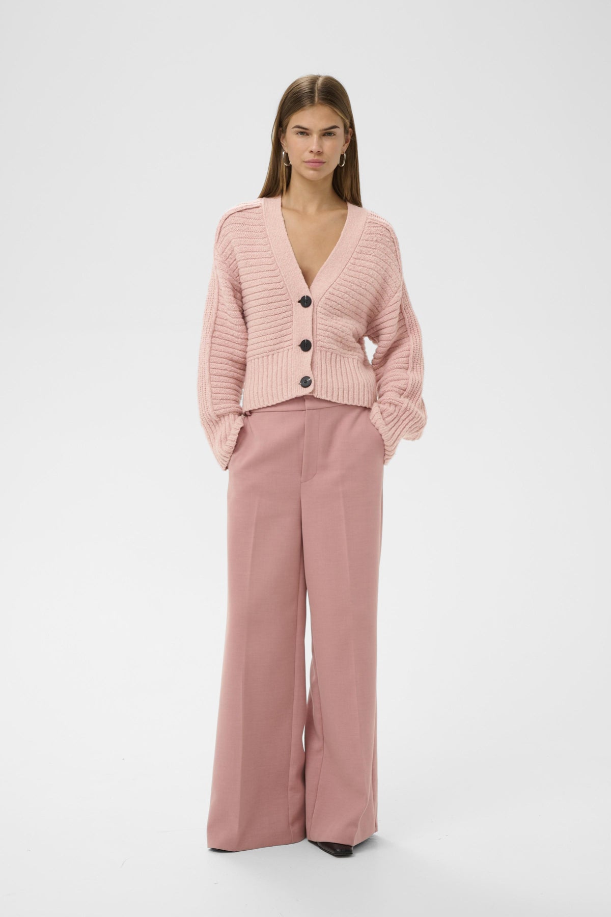 NUMAIW CARDIGAN Pale Mauve - 151607 - 30112157