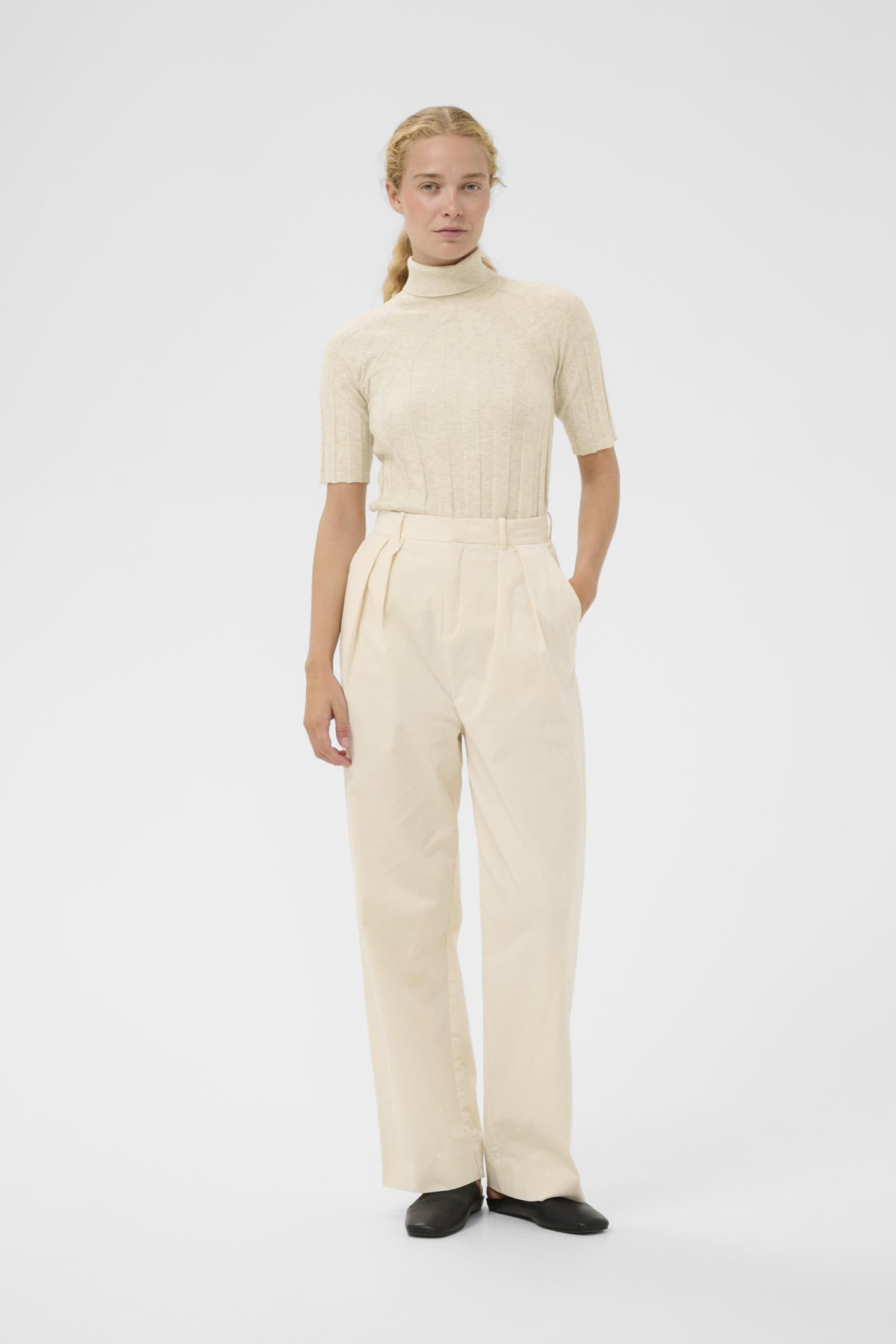 NIKOLAIW KELLSIE SS PULLOVER Ecru - 300597 - 30112168