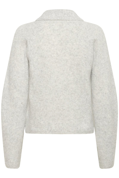 NIASIW POLO New Light Grey Melange - 30028 - 30112170 Thumbnail