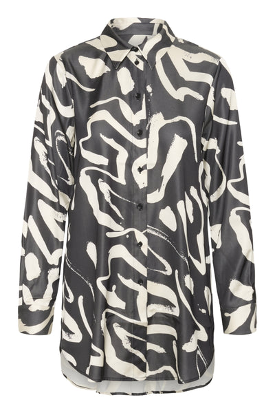 GAIAAIW SHIRT BLACK ART STROKES 1 - 90000346 - 30112179 Thumbnail