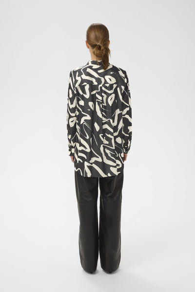 GAIAAIW SHIRT BLACK ART STROKES 1 - 90000346 - 30112179 Thumbnail