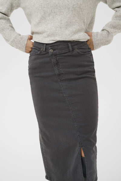 CARLINAIW DENIM SKIRT Black Oyster - 190205 - 30112181 Thumbnail