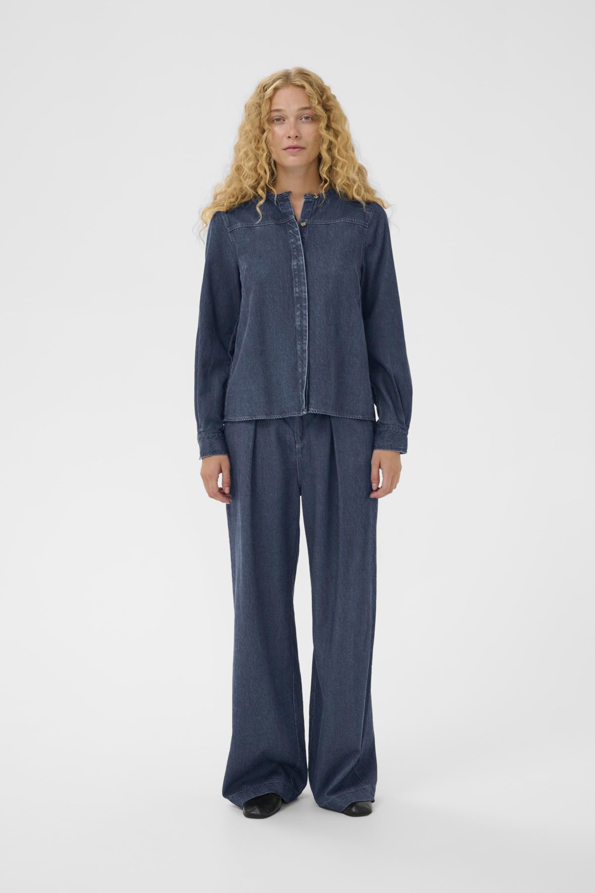 CAROLAIW SHIRT Dark Denim - 194118 - 30112186