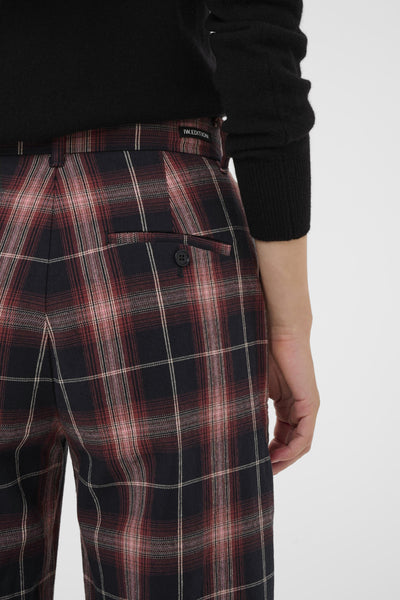 CALROSEIW PANT LIGHT PINK TWILL CHECK - 90000 - 30112191 Thumbnail