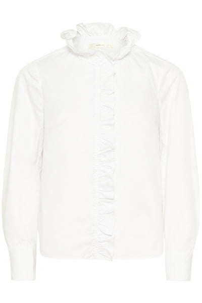 CAPELLAIW FRILL SHIRT Pure White - 300001 - 30112193 Thumbnail