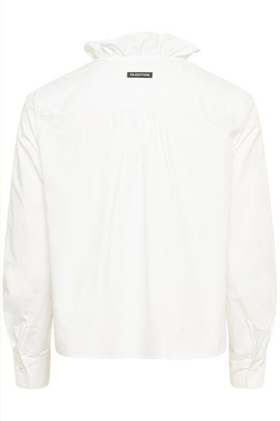 CAPELLAIW FRILL SHIRT Pure White - 300001 - 30112193 Thumbnail