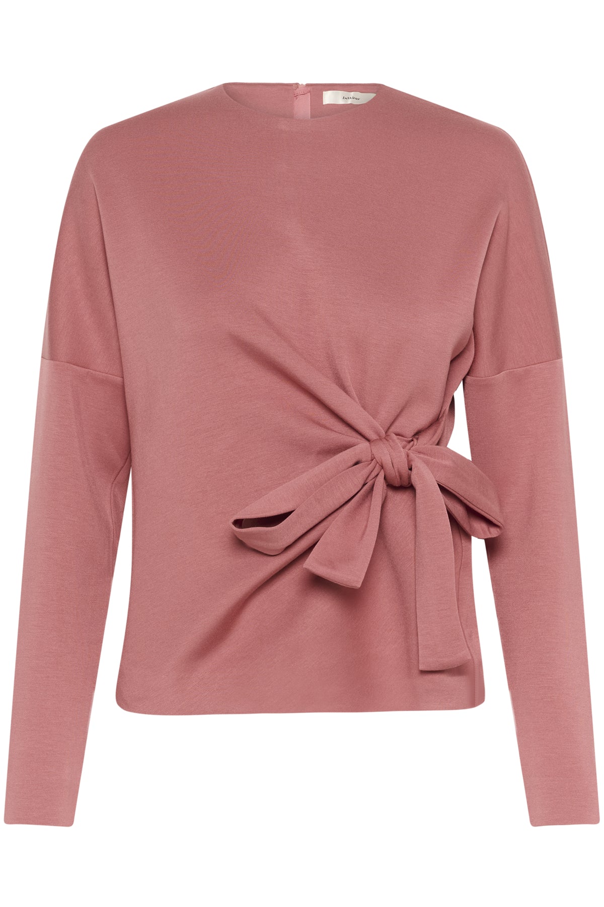 TRIIW VINCENTIW KNOT BLOUSE WITHERED ROSE - 181435 - 30112203