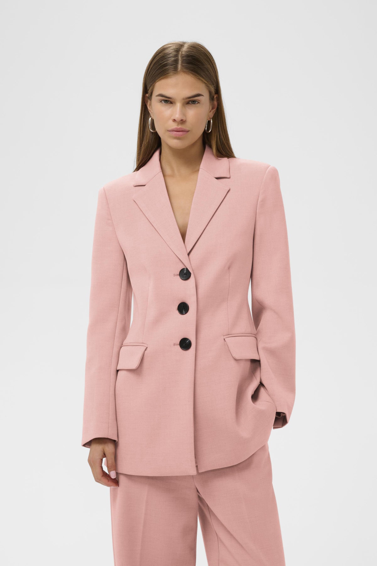 HOLLYNIW BLAZER Ash Rose Melange - 1715141 - 30112213