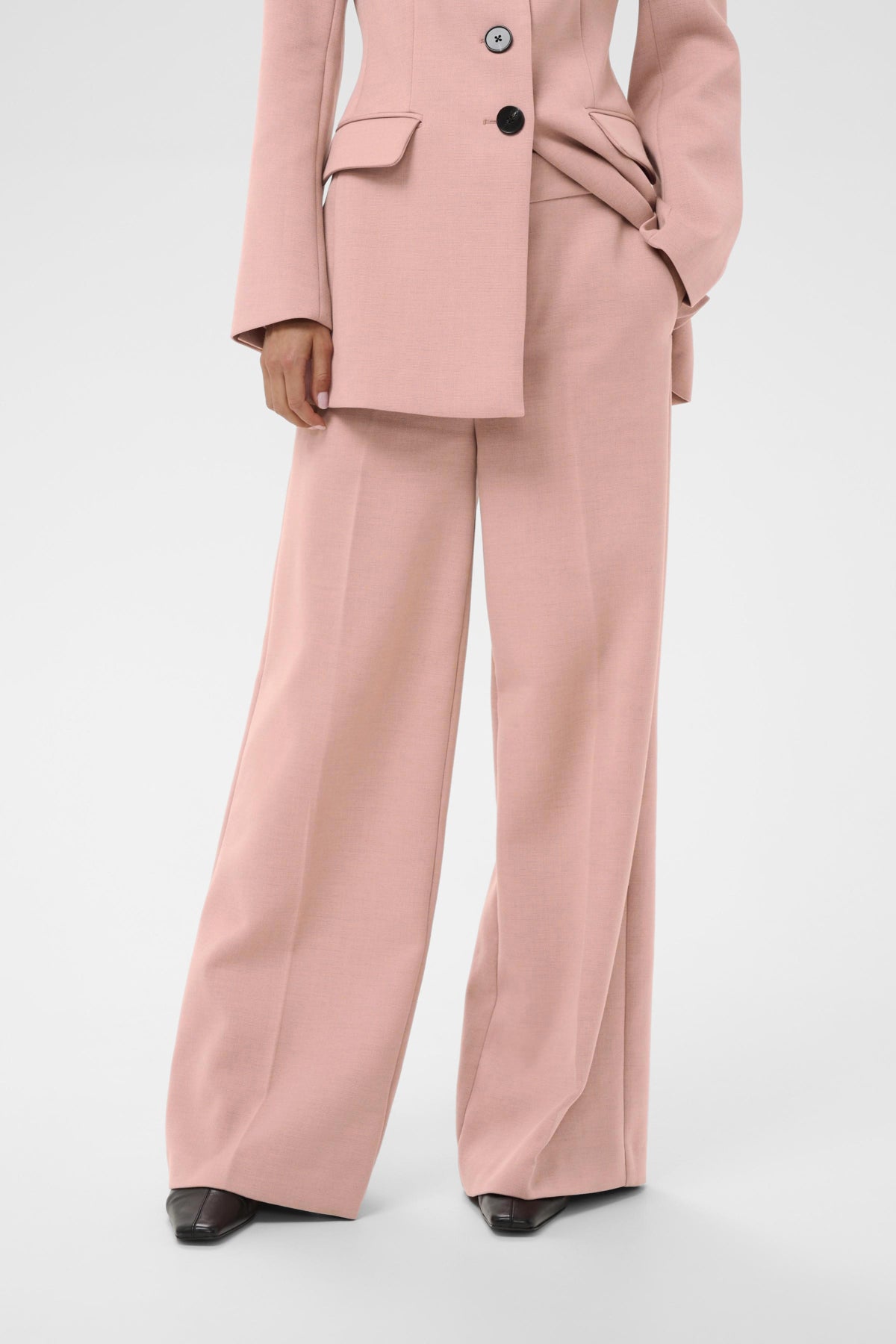 HOLLYNIW PANT Ash Rose Melange - 1715141 - 30112214