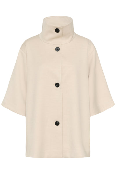 HOLLYNIW CAPE JACKET Ecru - 300597 - 30112218 Thumbnail