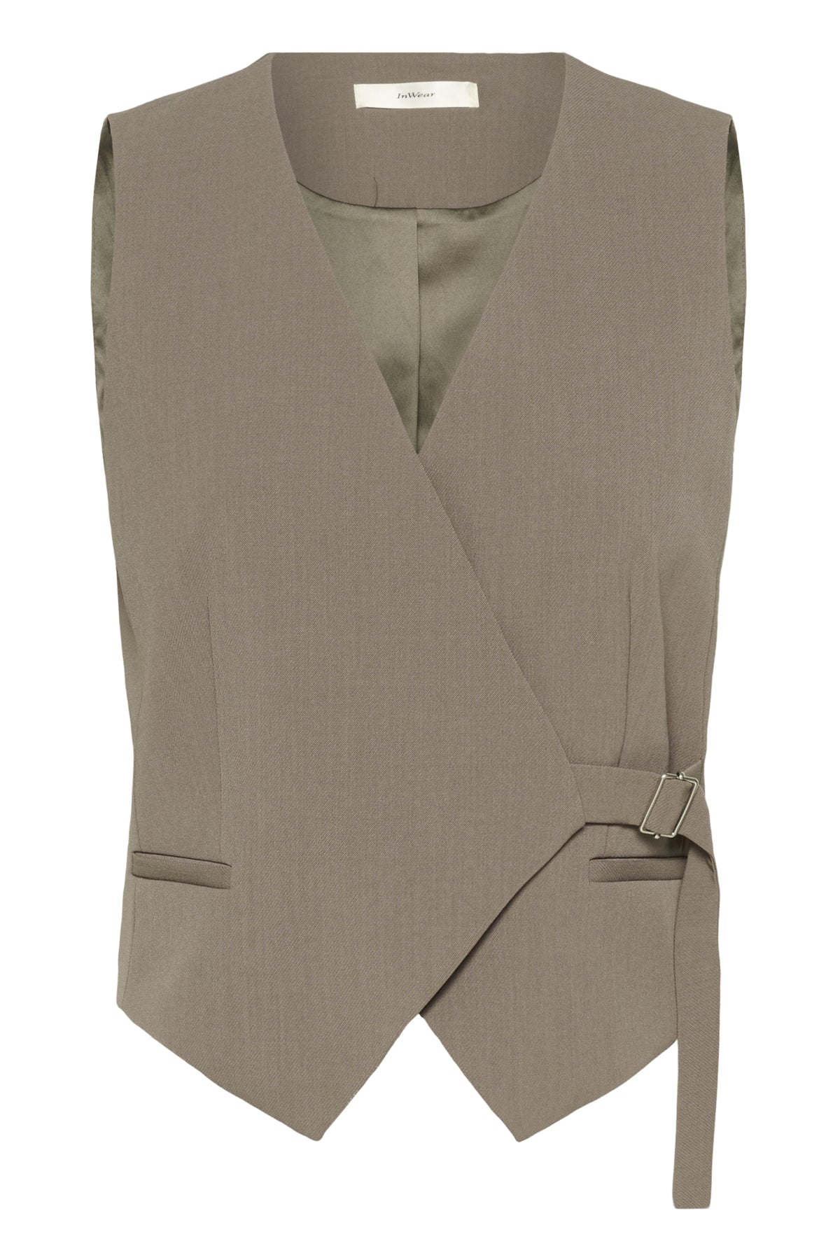 HAISLYIW WAISTCOAT Sandy Grey Melange - 1813041 - 30112220