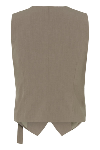 HAISLYIW WAISTCOAT Sandy Grey Melange - 1813041 - 30112220 Thumbnail