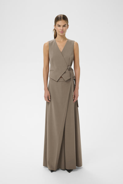 HAISLYIW WAISTCOAT Sandy Grey Melange - 1813041 - 30112220 Thumbnail