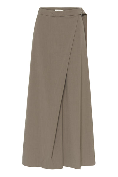 HAISLYIW WIDE PANT Sandy Grey Melange - 1813041 - 30112221 Thumbnail