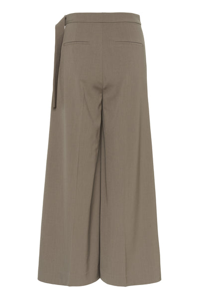 HAISLYIW WIDE PANT Sandy Grey Melange - 1813041 - 30112221 Thumbnail