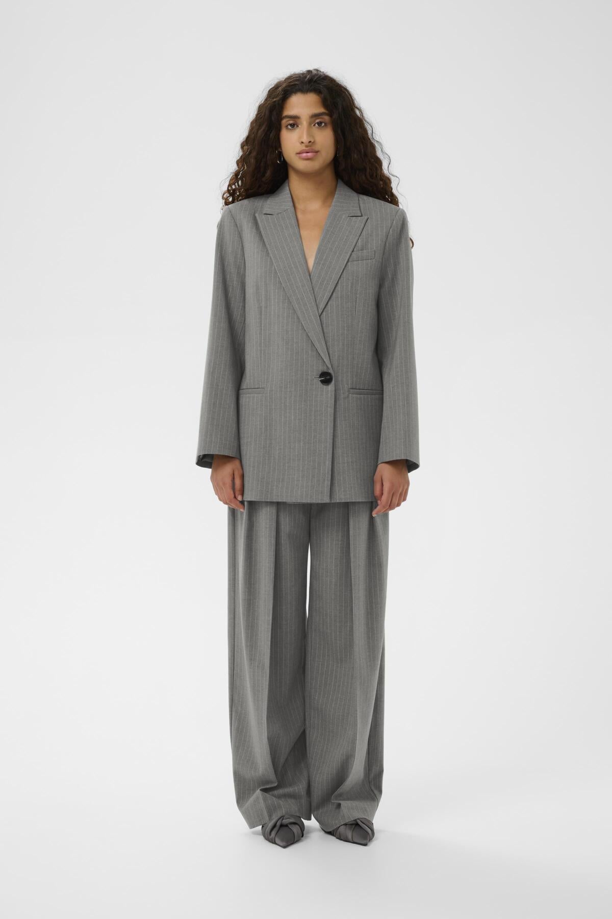 HOSANNAIW BLAZER New Light Grey Melange - 30028 - 30112223