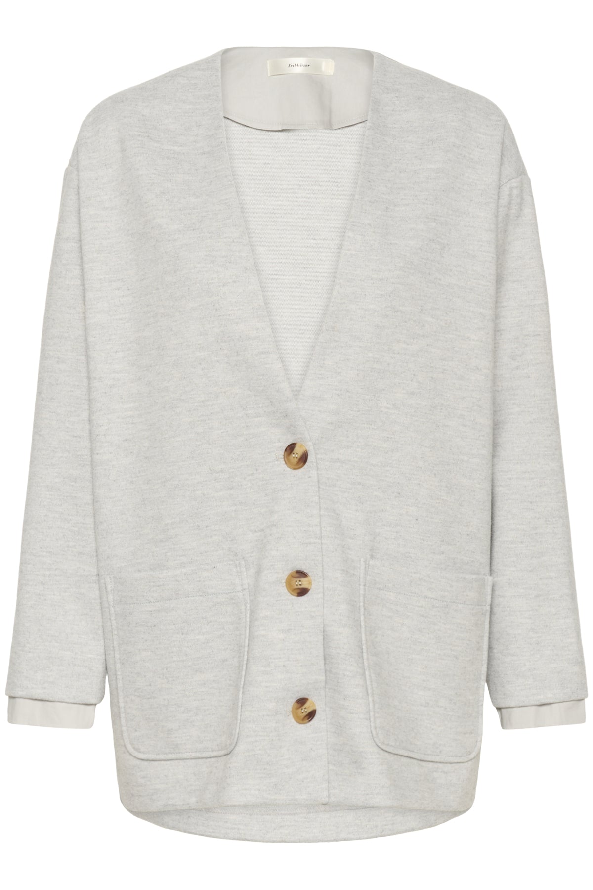 TWIGGYIW CARDIGAN New Light Grey Melange - 30028 - 30112261