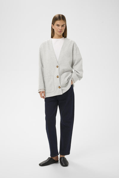 TWIGGYIW CARDIGAN New Light Grey Melange - 30028 - 30112261 Thumbnail