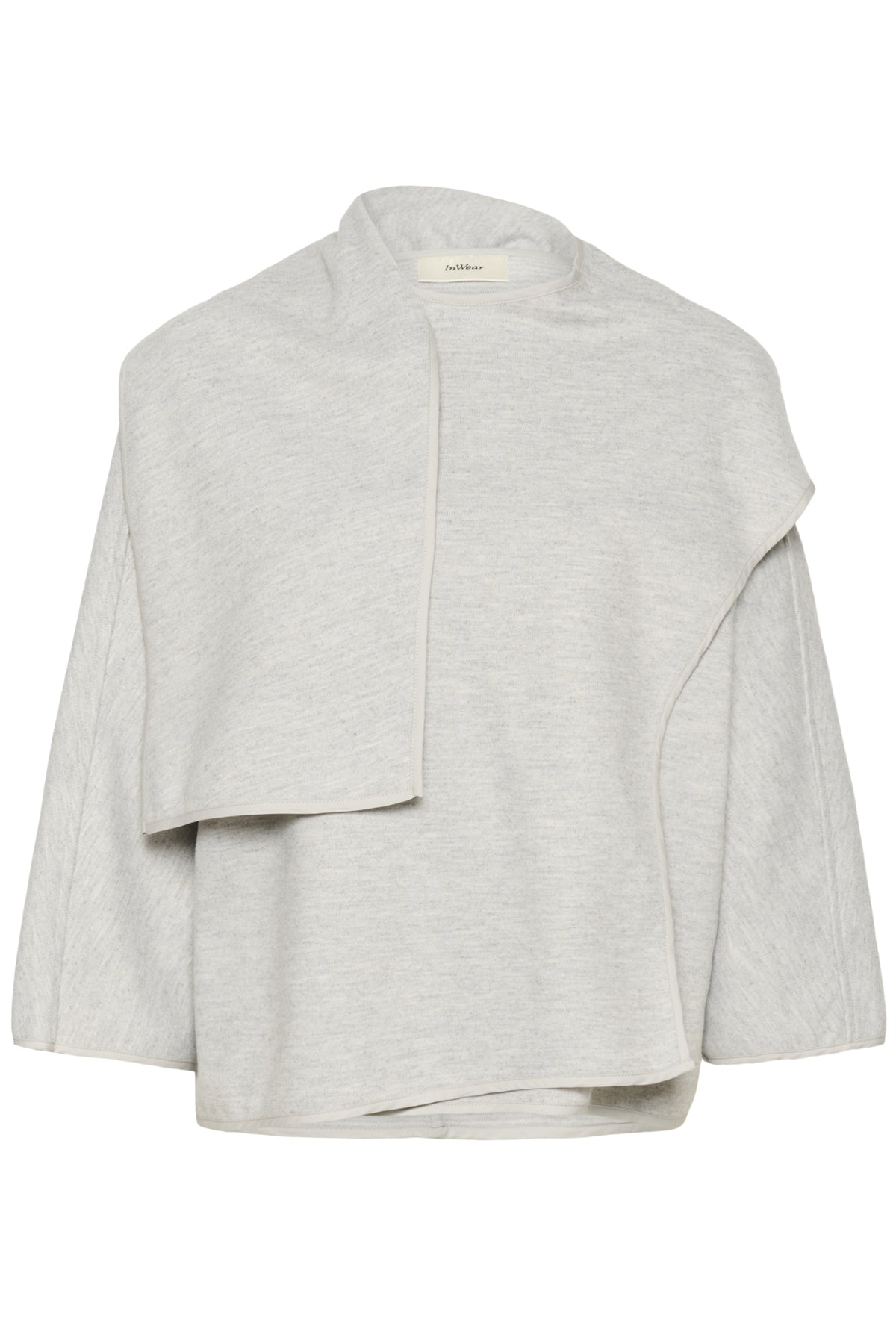 TWIGGYIW CAPE JACKET New Light Grey Melange - 30028 - 30112262