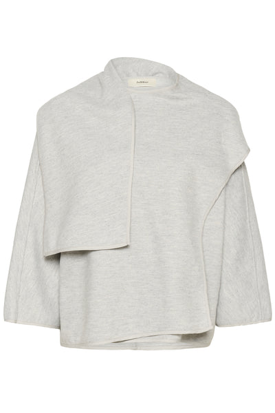 TWIGGYIW CAPE JACKET New Light Grey Melange - 30028 - 30112262 Thumbnail