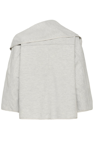 TWIGGYIW CAPE JACKET New Light Grey Melange - 30028 - 30112262 Thumbnail