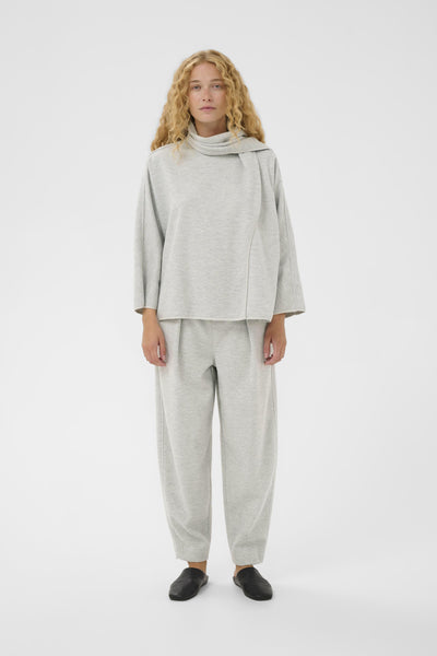 TWIGGYIW CAPE JACKET New Light Grey Melange - 30028 - 30112262 Thumbnail