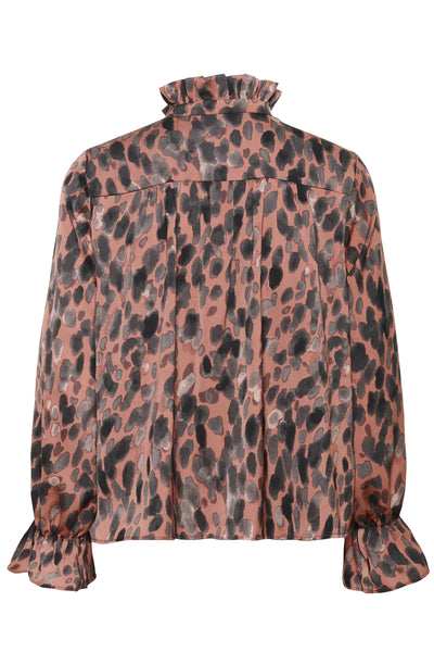 GRACIEIW PRINTED BLOUSE ROSE PAINTED DOT - 900003318 - 30112280 Thumbnail