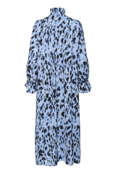 GRACIEIW PRINTED DRESS BLUE PAINTED DOT - 900003317 - 30112281 Thumbnail