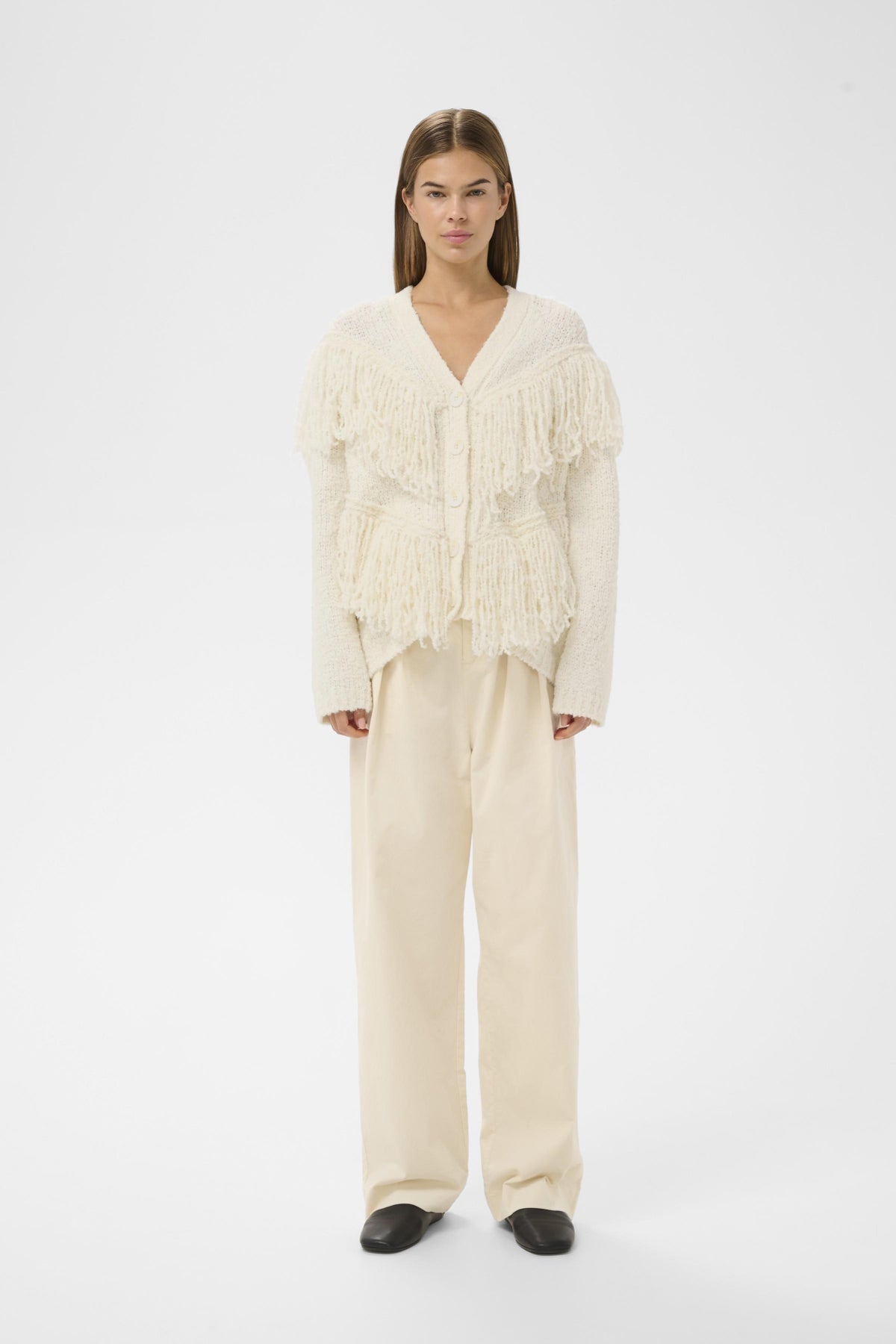 NEFELIIW CARDIGAN Whisper White - 110701 - 30112293