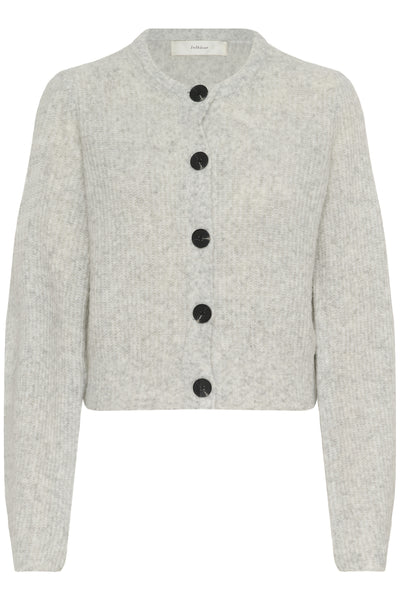 NIASIW CARDIGAN New Light Grey Melange - 30028 - 30112297 Thumbnail