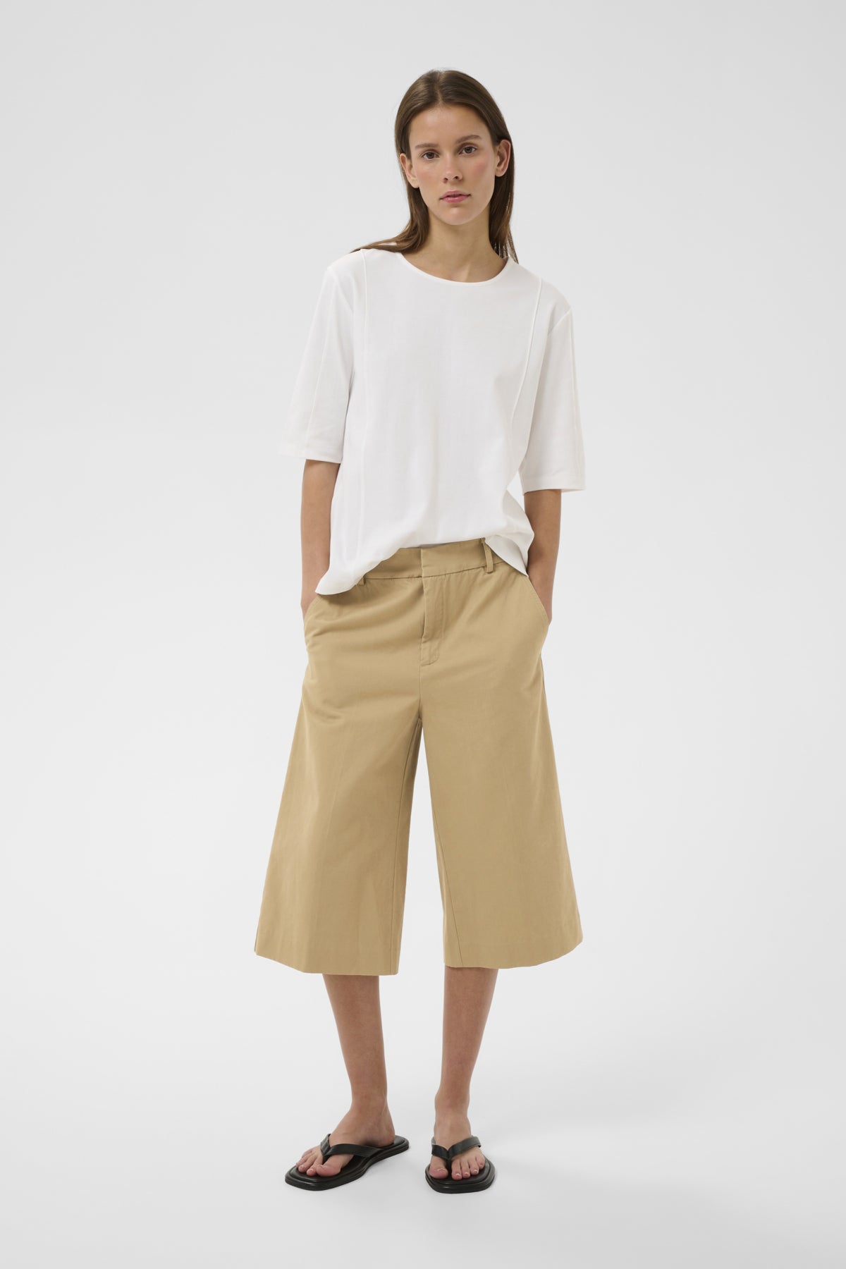 DIAZIW CULOTTE PANTS Latte - 161315 - 30112320