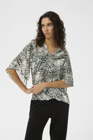 LYONIW TOP BLACK WAVY STRUCTURE - 9000065 - 30112349