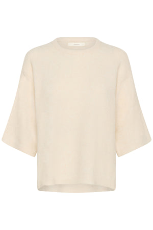 GUNIIW TEE Whisper White Melange - 110701 - 30112412